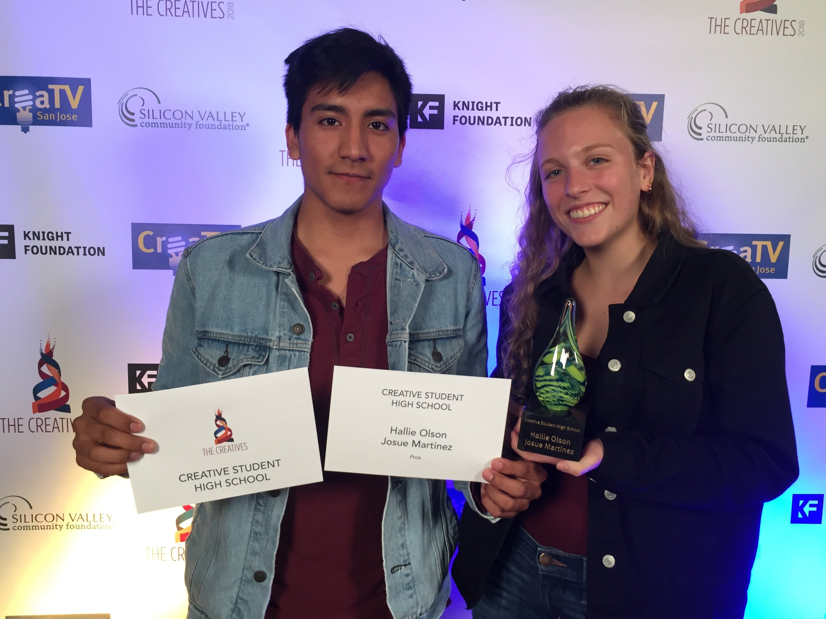 2018 Creative Student High School Award Winners