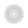 Praise the Sun: A Senior Black and White Mandala Design by Aaron Walters