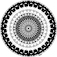 Percieve: A Senior Black and White Mandala Design by Atenea Duenas