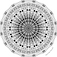 Dying Light: A Senior Black and White Mandala Design by Brent Abe-Titcomb