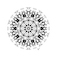 Simplicity is Happiness: A Senior Black and White Mandala Design by Ilsa Askren