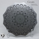 Gears: A Senior Black and White Mandala Design by Zachary Raschke