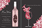 Bubbly Elegante: Rose Wine: Magazine Ad by Anjali Kamran