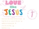 Love Like Jesus: A2 Digital Illustration by Emmy Su
