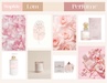 Roséa Perfume: A2 Product Moodboard by Sophie Lam