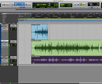 Laying down tracks in ProTools