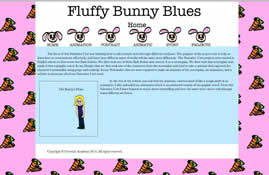 screenshot of narrative website