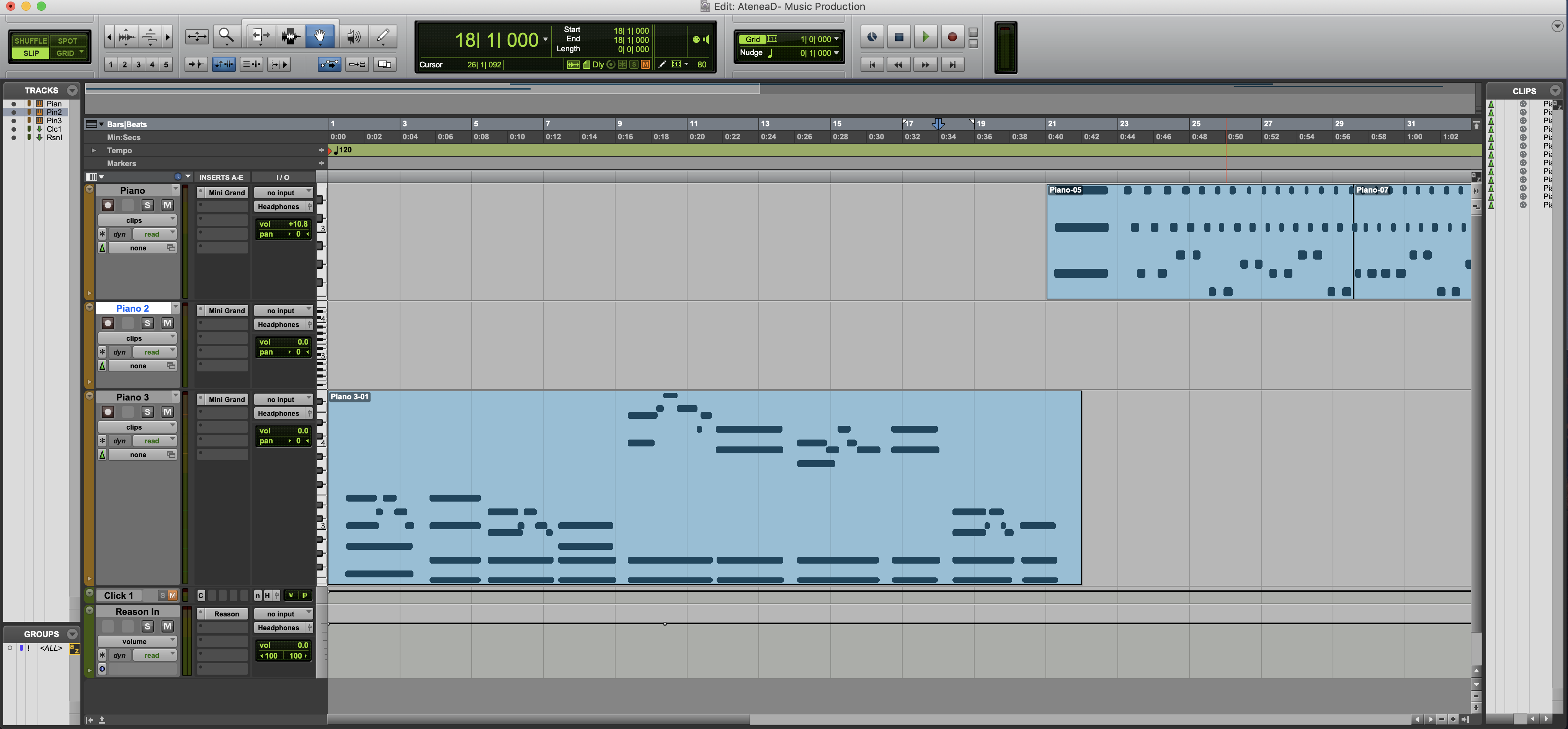 Screenshot of the Pro Tools interface