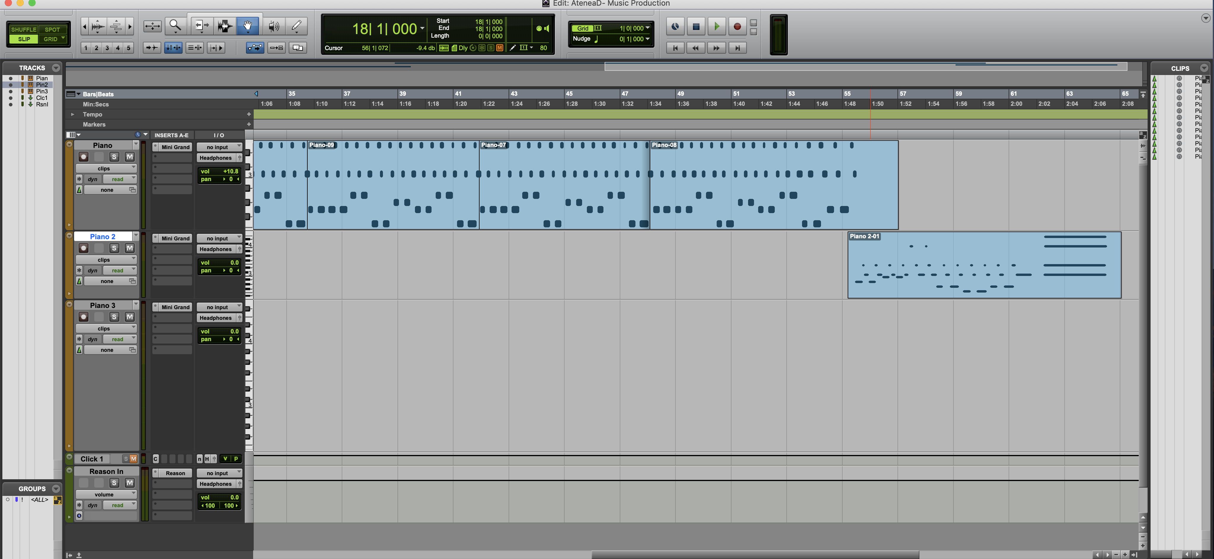 This is another screenshot of the Pro Tools interface.