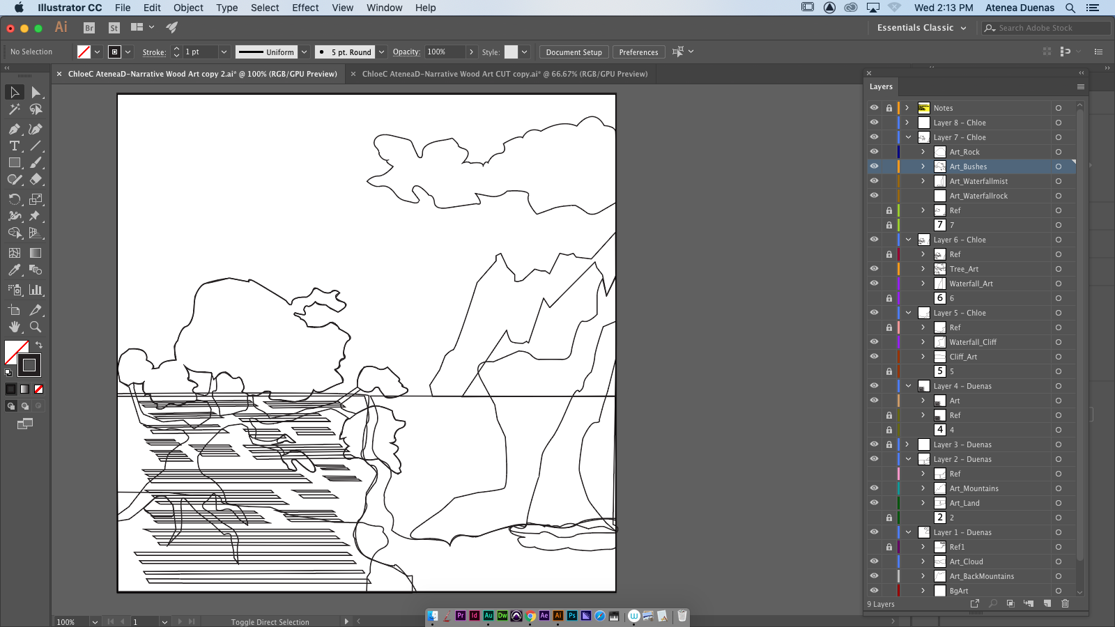 A screenshot of the Illustrator file