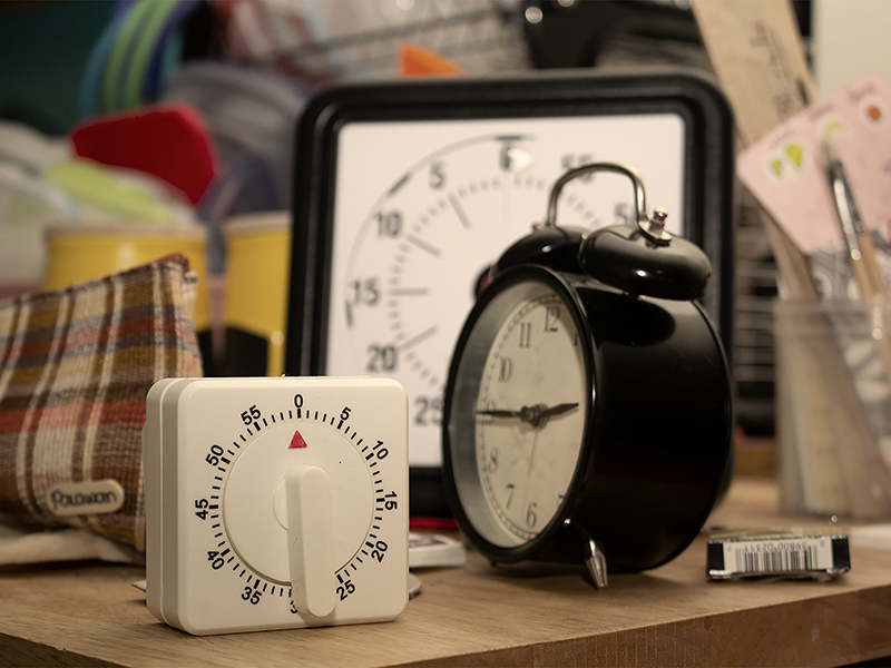 Keeping track of time via multiple clocks