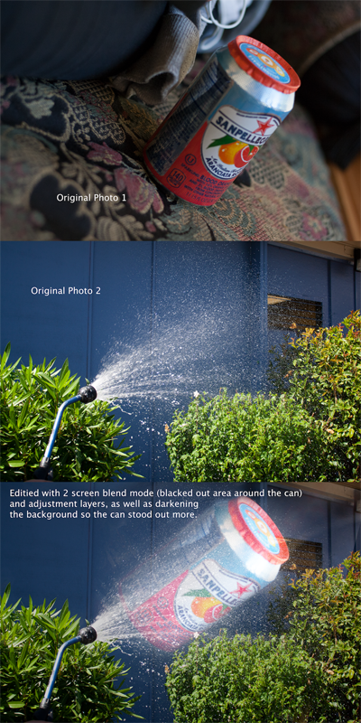 Creative Blend Modes: Can + Hose