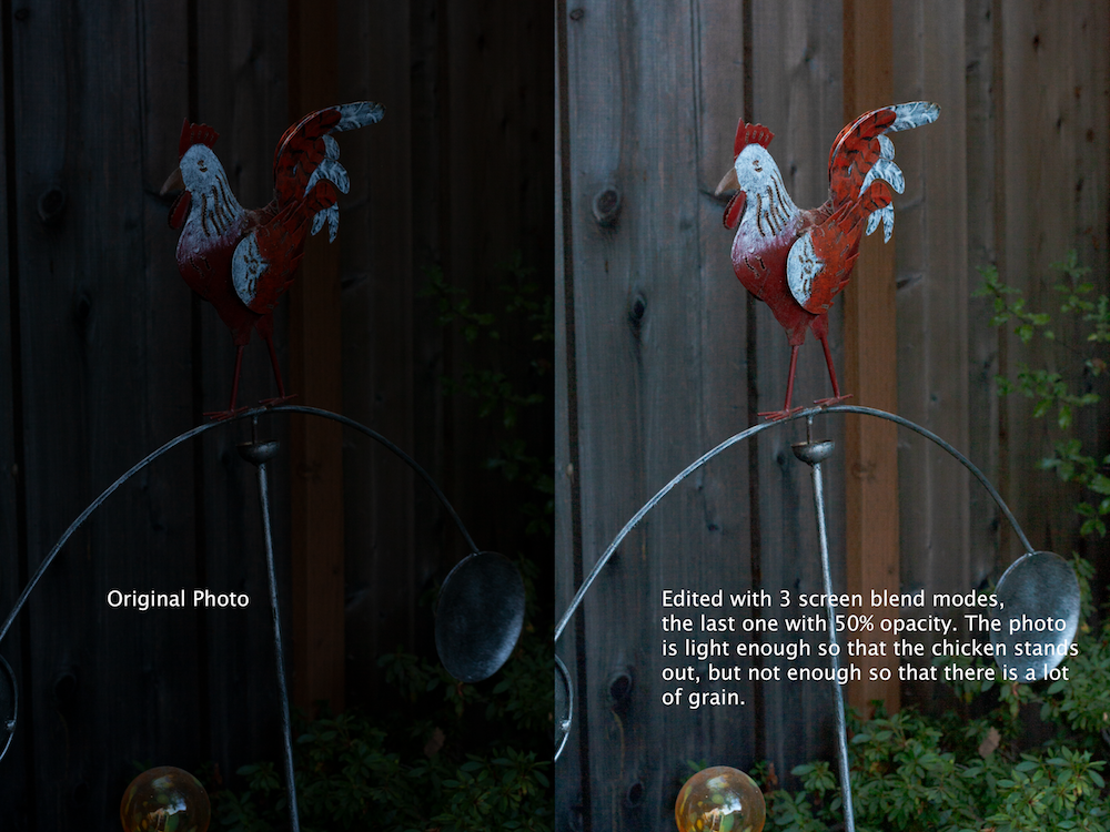Screen Blend Modes on a Weather Vane