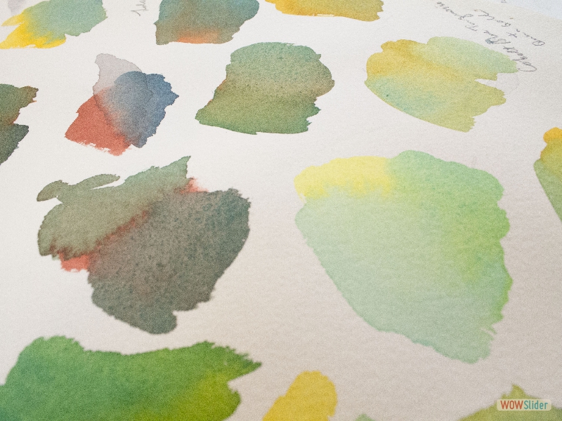 watercolor swatches