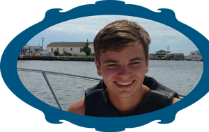 This is me on a boat.