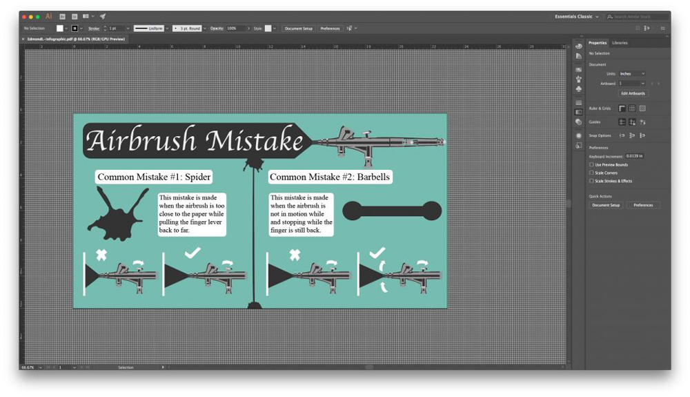 Behind the Scene: Airbrush Mistake