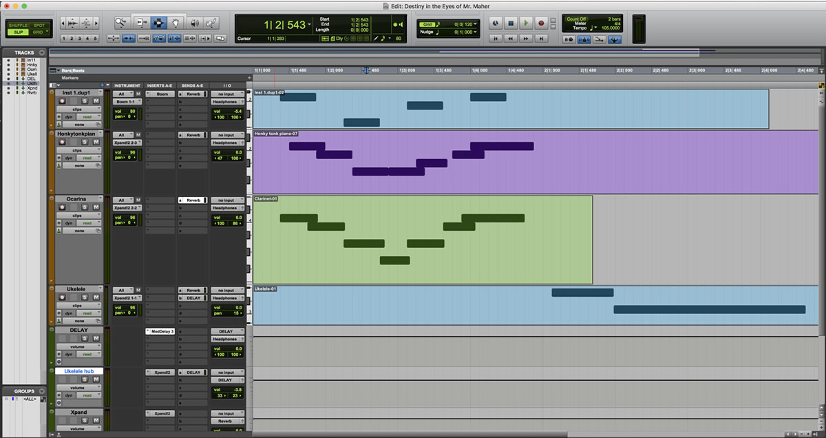 This is a Pro Tools screenshot.