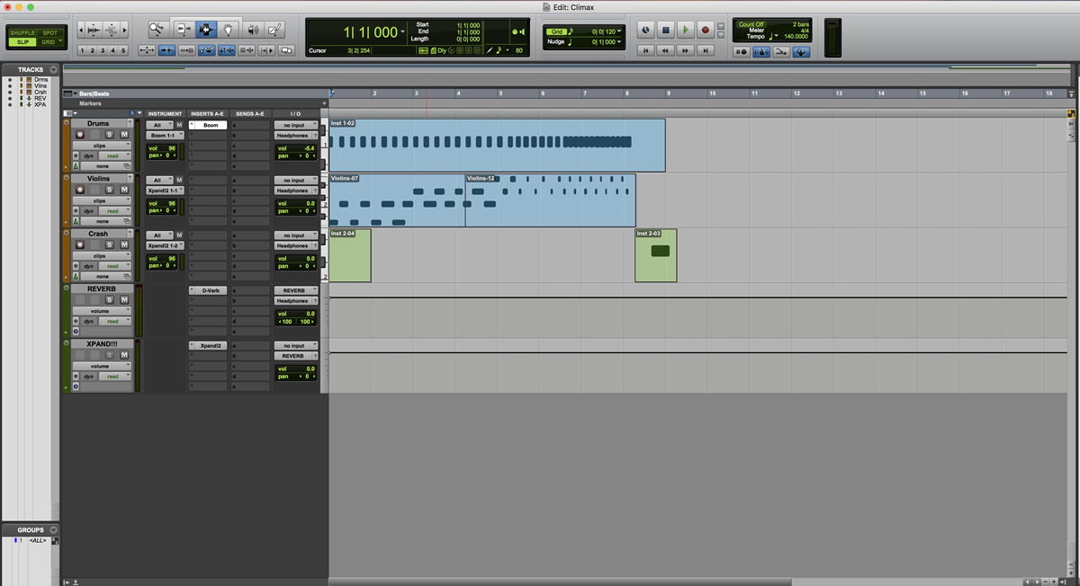 This is a Pro Tools screenshot