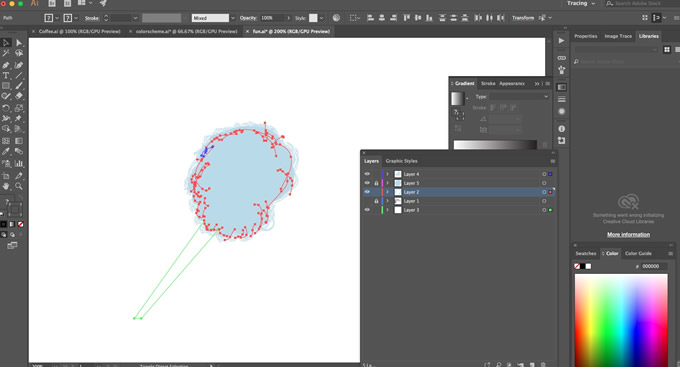 This is a screenshot of Illustrator.