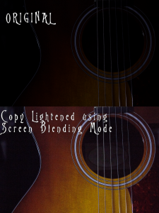 HannahH blending modes lighten screen blending