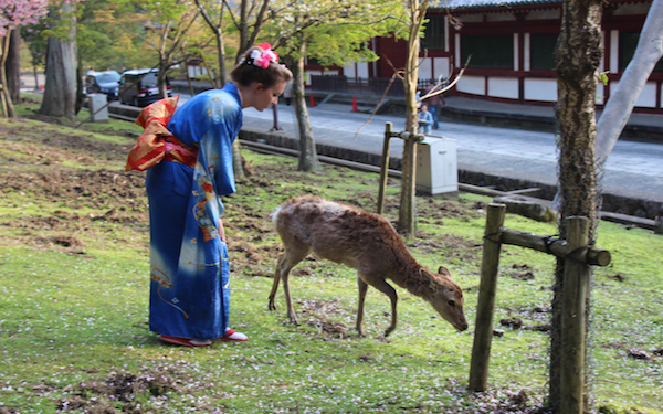 With the deers of Nara