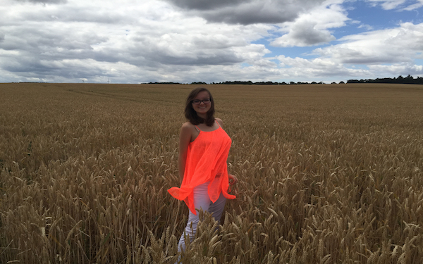 In wheat field