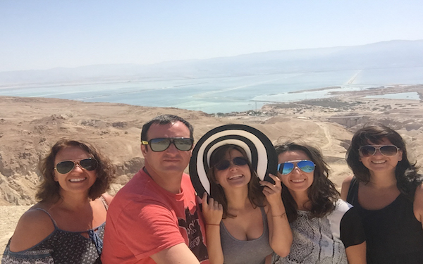Family at Masada