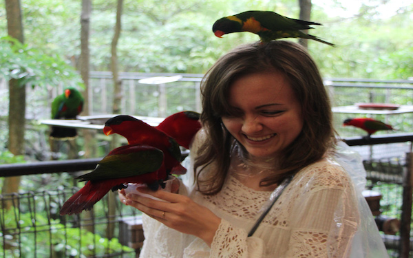 At Jurong Bird Park