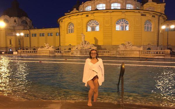 Getting out of Széchenyi Thermal Bath