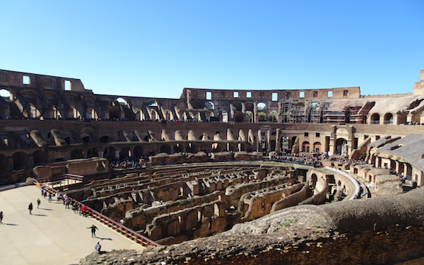 Interior of Colosseum