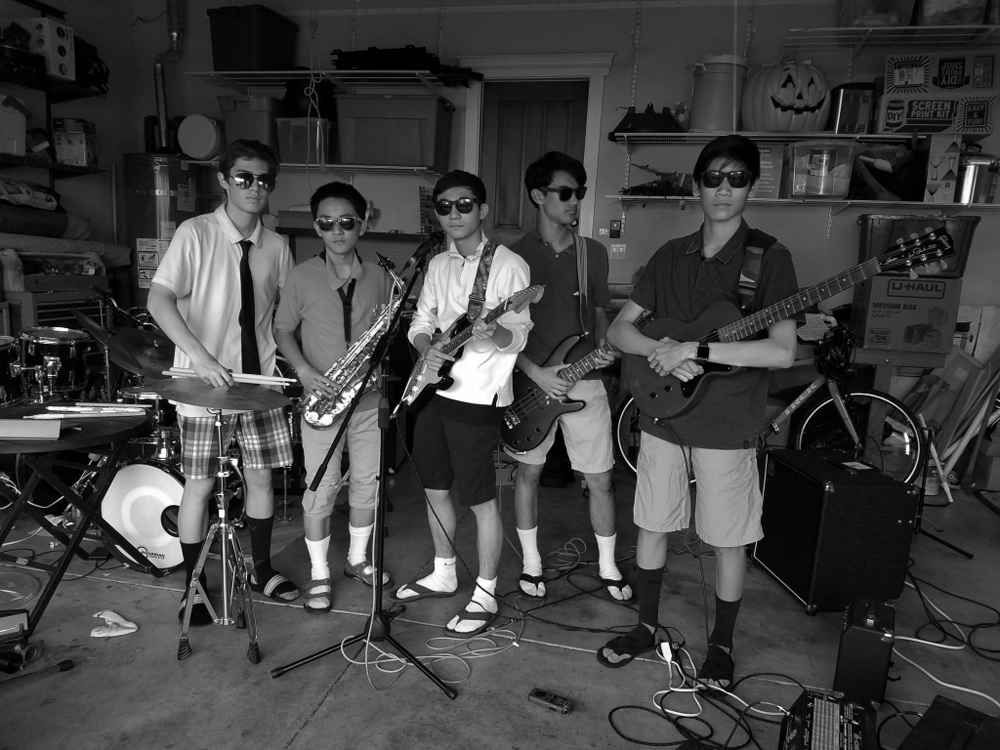 This is an early picture of my band Feathers of Lead.