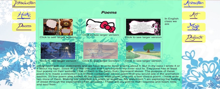 picture of my conceptual website