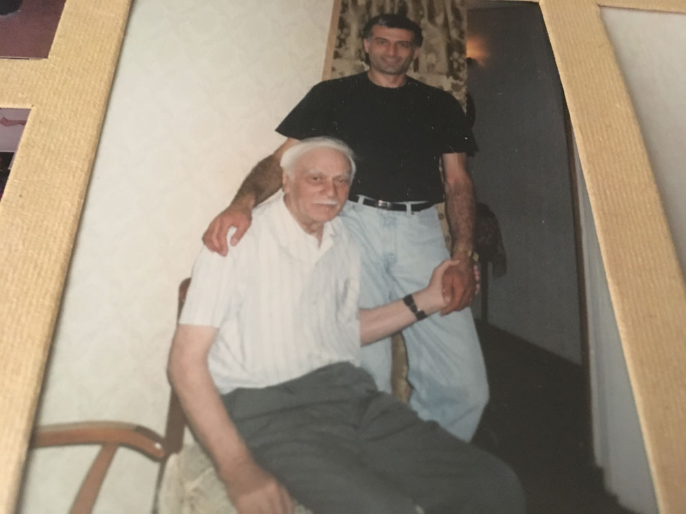 Photo of my dad and grandfather.