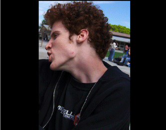 Vincent with lip ring