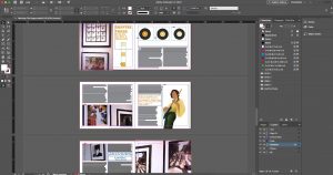 The image shows a Screenshot of the InDesign application where I created my book