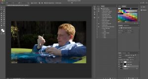 The image shows my Photoshop file of the editing of the photo