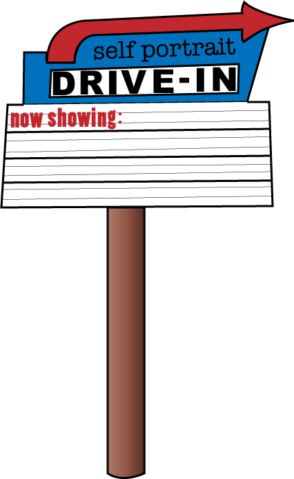 drive in movie sign